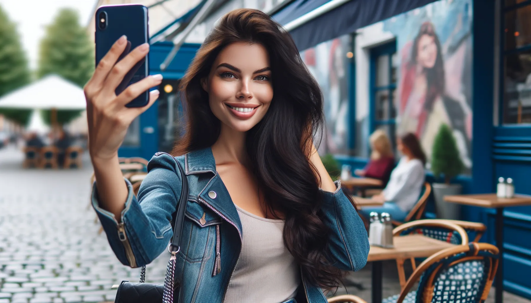 Influencer on social media