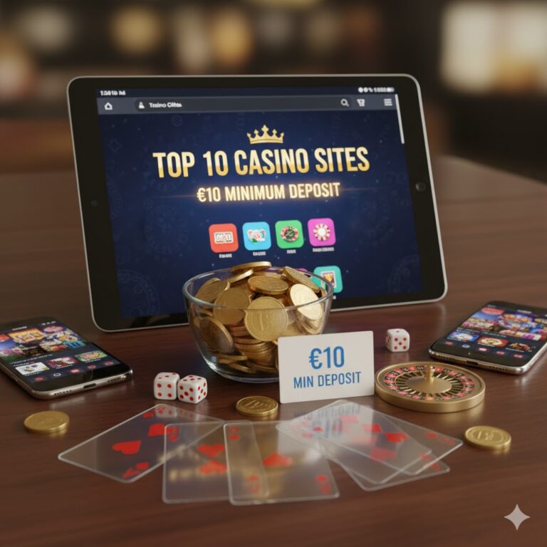 Best Online Casinos with a €10 Minimum Deposit